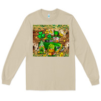 Mushroom St. Patrick's Day gnomies truck tumbler Long Sleeve Tee - Neo Western