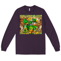 Plum St. Patrick's Day gnomies truck tumbler Long Sleeve Tee - Neo Western