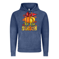 Vintage Denim tis the season fall softball Vintage Hoodie - MaliasSmallBusiness