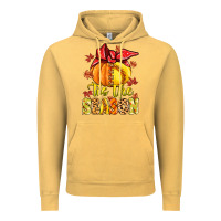 Vintage Mustard tis the season fall softball Vintage Hoodie - MaliasSmallBusiness
