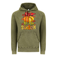 Vintage Olive tis the season fall softball Vintage Hoodie - MaliasSmallBusiness