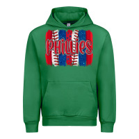 Emerald phillies baseball team spirit brushstrokes Urban Hoodie - Artiststas