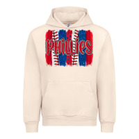 Sandshell phillies baseball team spirit brushstrokes Urban Hoodie - Artiststas