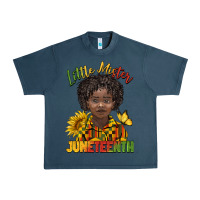 Midnight Navy little mister juneteenth black boy Urban Heavy Tee - BarkalooDesign