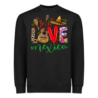 Black Love Mexico Heavyweight Sweatshirt - RanaPortraitStore
