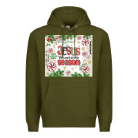 Army Green christian christmas  jesus the reason Premium Hoodie - MaliasSmallBusiness