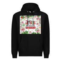 Black christian christmas  jesus the reason Premium Hoodie - MaliasSmallBusiness