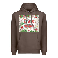 Coffee christian christmas  jesus the reason Premium Hoodie - MaliasSmallBusiness