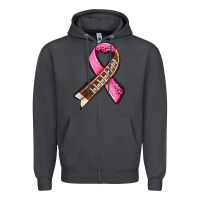 Smoke breast cancer sport ribbons Zipper Hoodie - AdoDesignShop