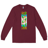 Burgundy tennis penwraps Long Sleeve Tee - HRA Design Shop