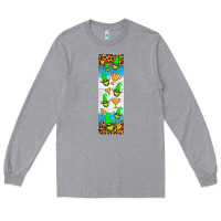 Heather Grey tennis penwraps Long Sleeve Tee - HRA Design Shop