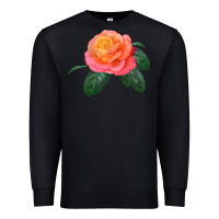 Black chicago peace rose Premium Sweatshirt - LillyAllenDesigns