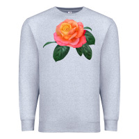 Heather Grey chicago peace rose Premium Sweatshirt - LillyAllenDesigns