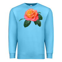 Ocean Blue chicago peace rose Premium Sweatshirt - LillyAllenDesigns