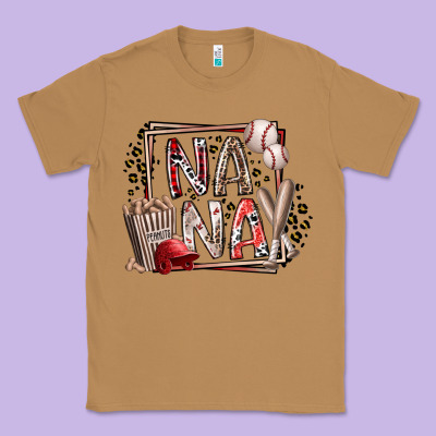 Nana Baseball Classic Tee Designed By Racoondesign