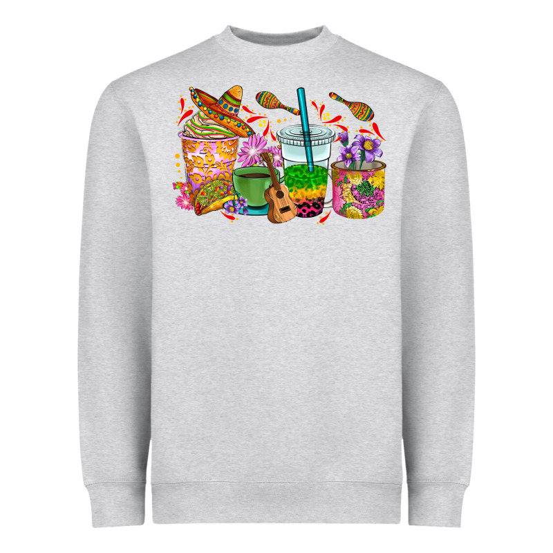 Mexico Coffee Cups Heavyweight Sweatshirt by RanaPortraitStore | Teevron