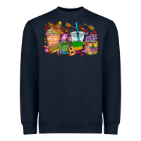 Navy Mexico coffee cups Heavyweight Sweatshirt - RanaPortraitStore