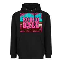 Black rodeo babe cowhide leopard turquoise Heavyweight Hoodie - BarkalooDesign
