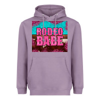 Lavender rodeo babe cowhide leopard turquoise Heavyweight Hoodie - BarkalooDesign