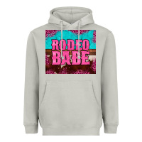 Moon Dust rodeo babe cowhide leopard turquoise Heavyweight Hoodie - BarkalooDesign