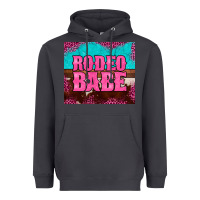 Smoke rodeo babe cowhide leopard turquoise Heavyweight Hoodie - BarkalooDesign