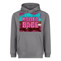 Storm rodeo babe cowhide leopard turquoise Heavyweight Hoodie - BarkalooDesign