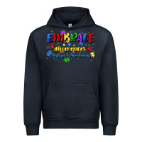 Navy embrace differences Urban Hoodie - Artiststas