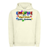 Pigment Pistachio embrace differences Urban Hoodie - Artiststas