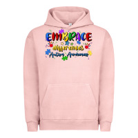 Pigment Salmon embrace differences Urban Hoodie - Artiststas