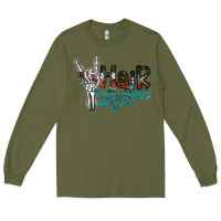 Army Green hair hustler2 Long Sleeve Tee - SublimationCraftShop