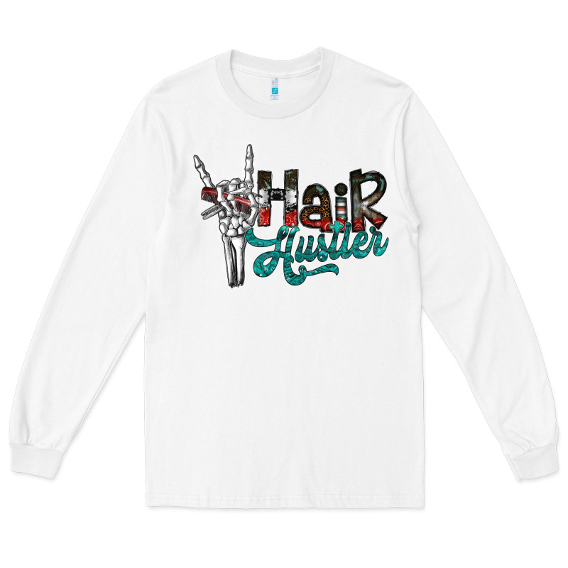 Hair Hustler2 Long Sleeve Tee by SublimationCraftShop | Teevron