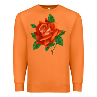 Carrot tropicana rose Premium Sweatshirt - LillyAllenDesigns