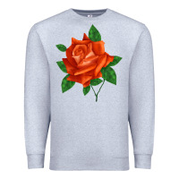 Heather Grey tropicana rose Premium Sweatshirt - LillyAllenDesigns