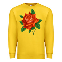 Lemon tropicana rose Premium Sweatshirt - LillyAllenDesigns