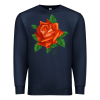 Navy tropicana rose Premium Sweatshirt - LillyAllenDesigns