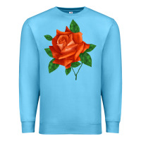 Ocean Blue tropicana rose Premium Sweatshirt - LillyAllenDesigns