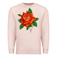 Pale Pink tropicana rose Premium Sweatshirt - LillyAllenDesigns