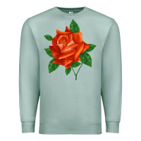 Seafoam tropicana rose Premium Sweatshirt - LillyAllenDesigns
