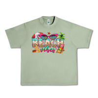 Oil Green beach vibes Urban Heavy Tee - texasbilliewilder
