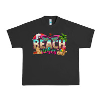 Pigment Black beach vibes Urban Heavy Tee - texasbilliewilder