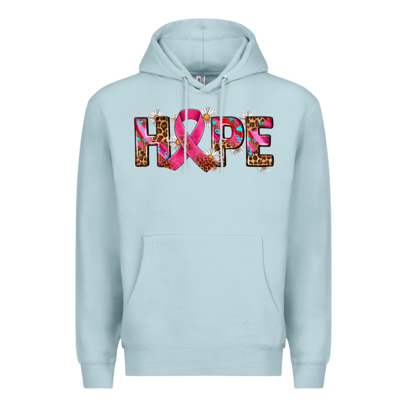 Hope And Cancer Ribbon Premium Hoodie by AdoDesignShop | Teevron