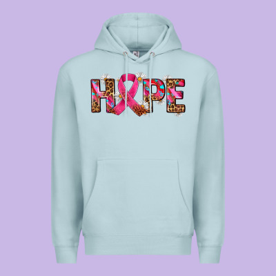 Hope And Cancer Ribbon Premium Hoodie Designed By Adodesignshop