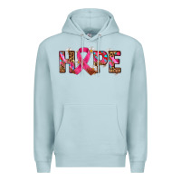 Blue Mist hope and cancer ribbon Premium Hoodie - AdoDesignShop