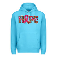 Ocean Blue hope and cancer ribbon Premium Hoodie - AdoDesignShop
