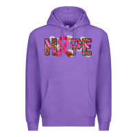 Purple hope and cancer ribbon Premium Hoodie - AdoDesignShop