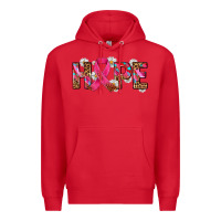 Red hope and cancer ribbon Premium Hoodie - AdoDesignShop