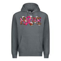 Rock hope and cancer ribbon Premium Hoodie - AdoDesignShop