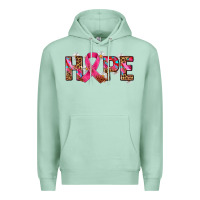 Seafoam hope and cancer ribbon Premium Hoodie - AdoDesignShop