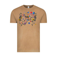 Vintage Camel fourth of july dancing skeleton Vintage Tee - texasbilliewilder