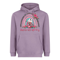 Lavender nurse life spring rainbow Heavyweight Hoodie - BarkalooDesign